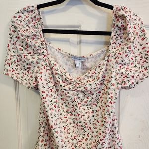 Revamped Floral Rose Blouse